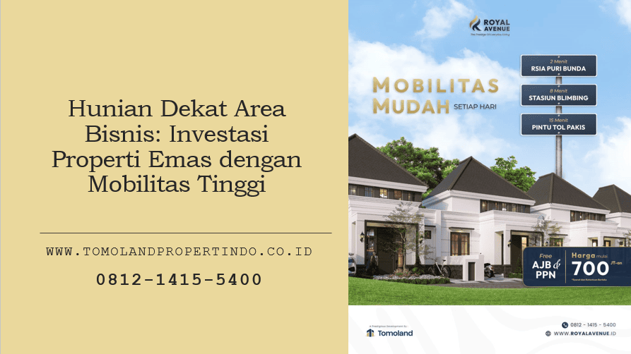 Rumah Dekat Pusat Bisnis Malang: Investasi dan Kenyamanan Hidup Modern