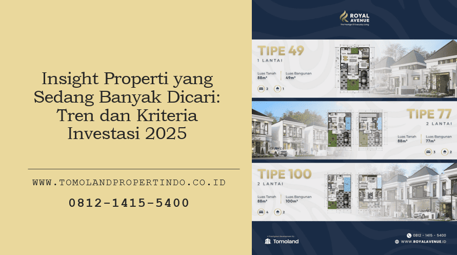 Insight Properti yang Sedang Banyak Dicari: Tren dan Kriteria Investasi 2025