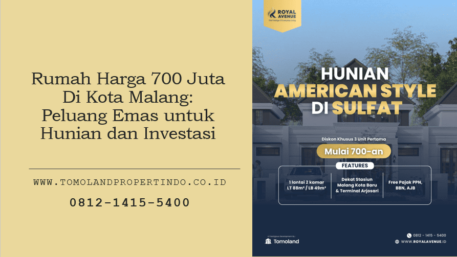 Rumah Harga 700 Juta Di Kota Malang: Peluang Emas untuk Hunian dan Investasi