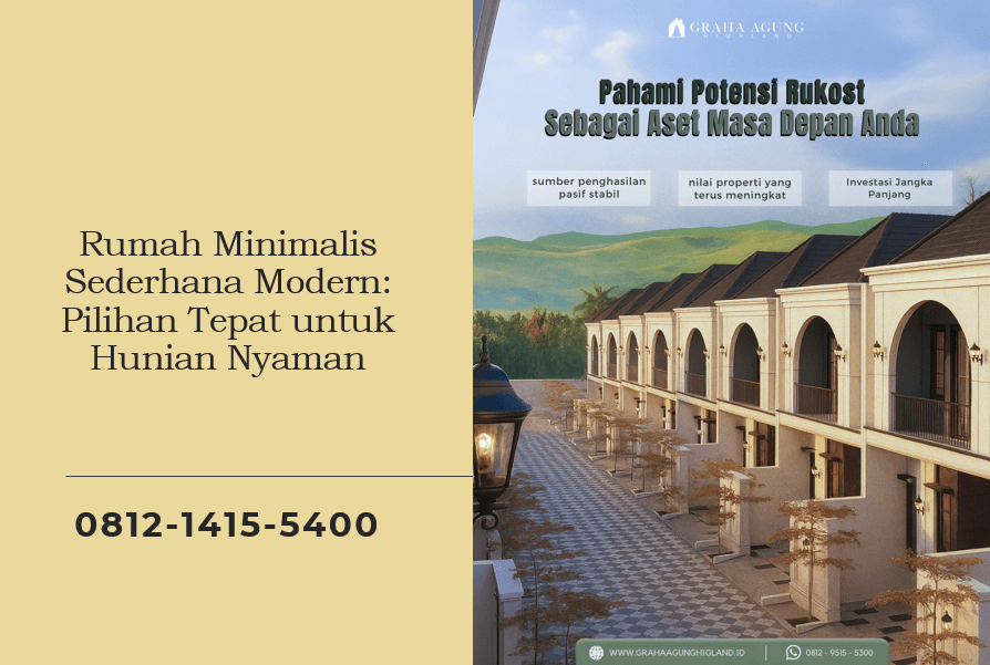 Rumah Minimalis Sederhana Modern: Pilihan Tepat untuk Hunian Nyaman