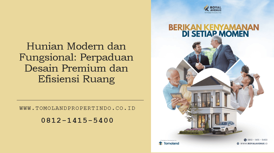 Hunian Modern dan Fungsional: Perpaduan Desain Premium dan Efisiensi Ruang