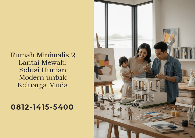 Rumah Minimalis 2 Lantai Mewah Solusi Hunian Modern untuk Keluarga Muda
