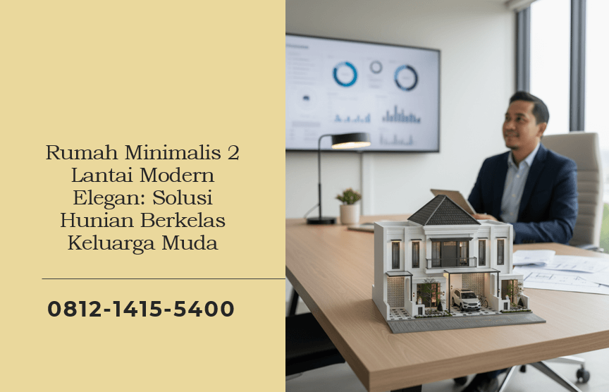 Rumah Minimalis 2 Lantai Modern Elegan Solusi Hunian Berkelas Keluarga Muda