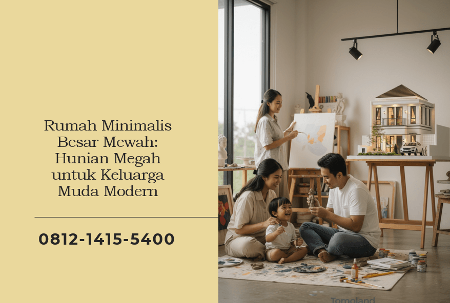 Rumah Minimalis Besar Mewah Hunian Megah untuk Keluarga Muda Modern