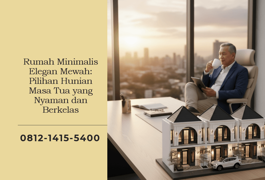 Rumah Minimalis Elegan Mewah Pilihan Hunian Masa Tua yang Nyaman dan Berkelas