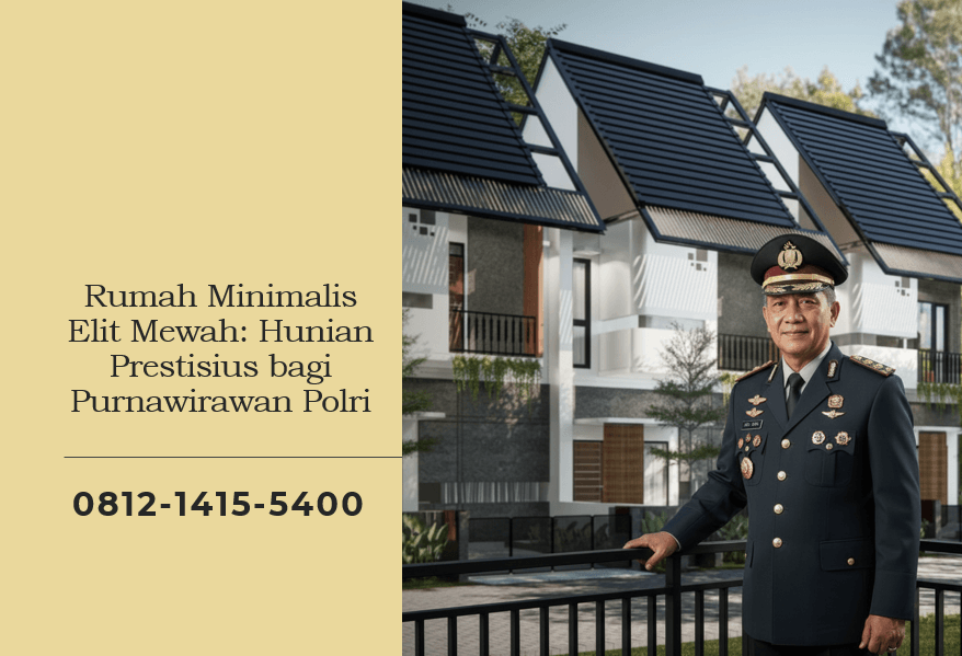 Rumah Minimalis Elit Mewah Hunian Prestisius bagi Purnawirawan Polri