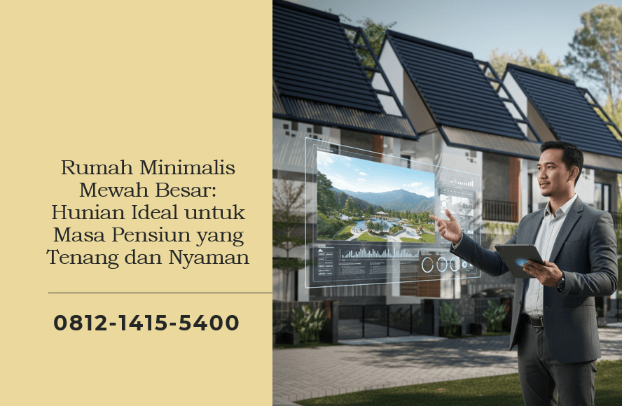 Rumah Minimalis Mewah Besar Hunian Ideal untuk Masa Pensiun yang Tenang dan Nyaman