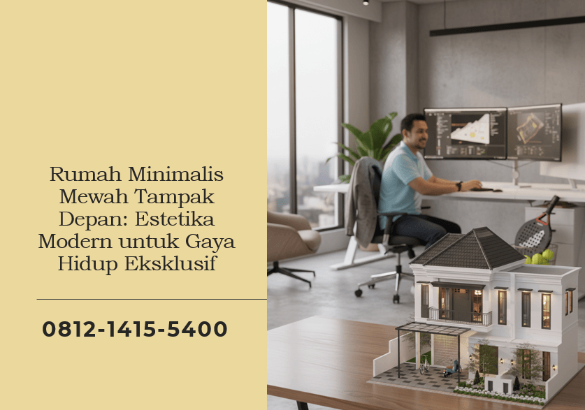 Rumah Minimalis Mewah Tampak Depan Estetika Modern untuk Gaya Hidup Eksklusif