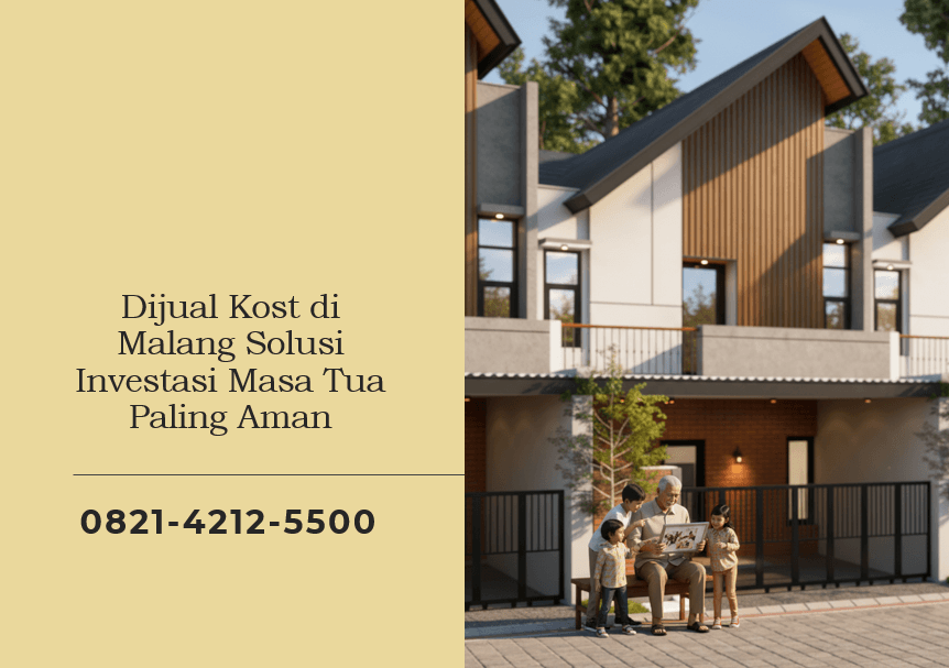 Dijual Kost di Malang Solusi Investasi Masa Tua Paling Aman