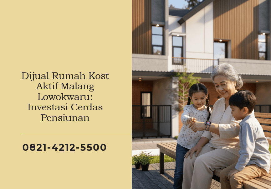 Dijual Rumah Kost Aktif Malang Lowokwaru Investasi Cerdas Pensiunan