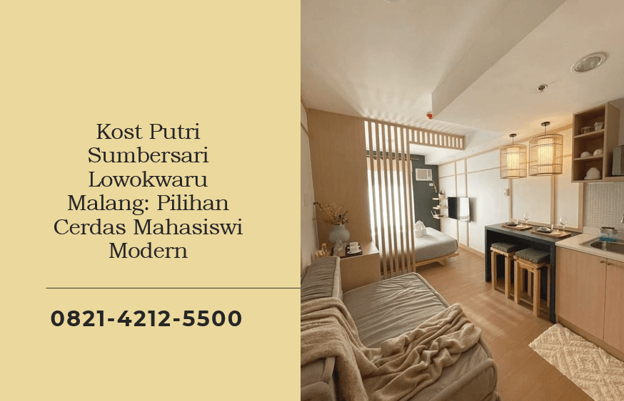 Kost Putri Sumbersari Lowokwaru Malang Pilihan Cerdas Mahasiswi Modern
