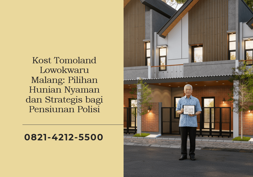Kost Tomoland Lowokwaru Malang Pilihan Hunian Nyaman dan Strategis bagi Pensiunan Polisi