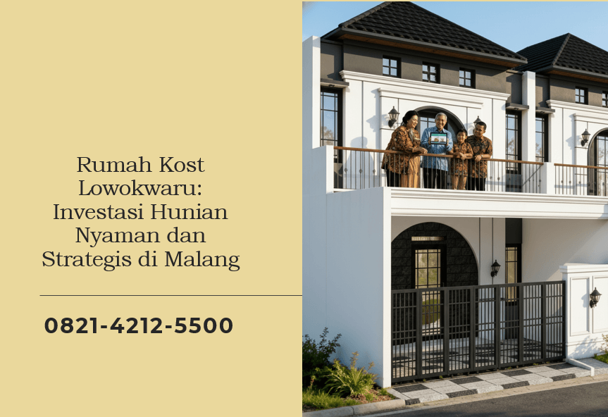 Rumah Kost Lowokwaru Investasi Hunian Nyaman dan Strategis di Malang