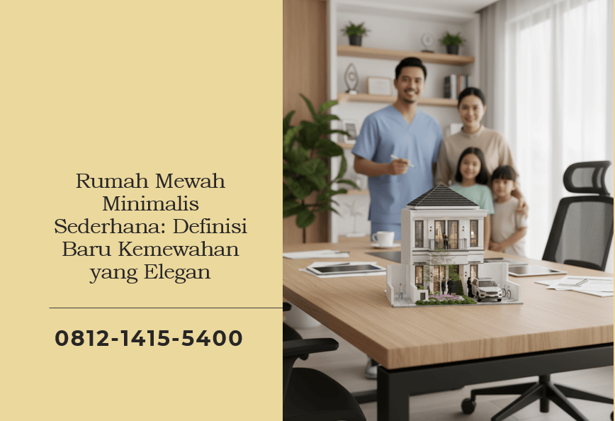 Rumah Mewah Minimalis Sederhana Definisi Baru Kemewahan yang Elegan