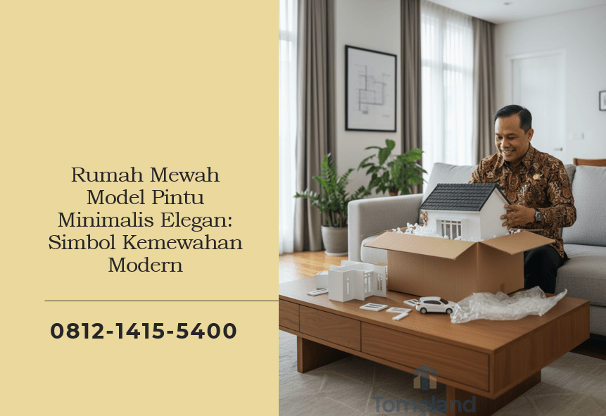 Rumah Mewah Model Pintu Minimalis Elegan Simbol Kemewahan Modern