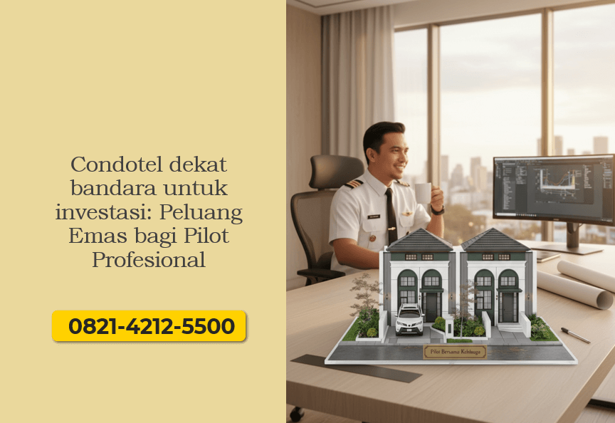 Condotel dekat bandara untuk investasi Peluang Emas bagi Pilot Profesional