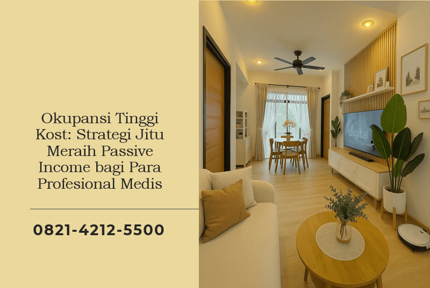 Okupansi Tinggi Kost Strategi Jitu Meraih Passive Income bagi Para Profesional Medis
