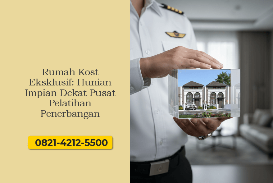 Rumah Kost Eksklusif Hunian Impian Dekat Pusat Pelatihan Penerbangan