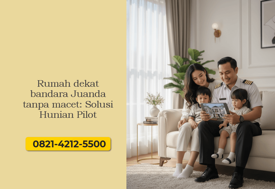 Rumah dekat bandara Juanda tanpa macet Solusi Hunian Pilot