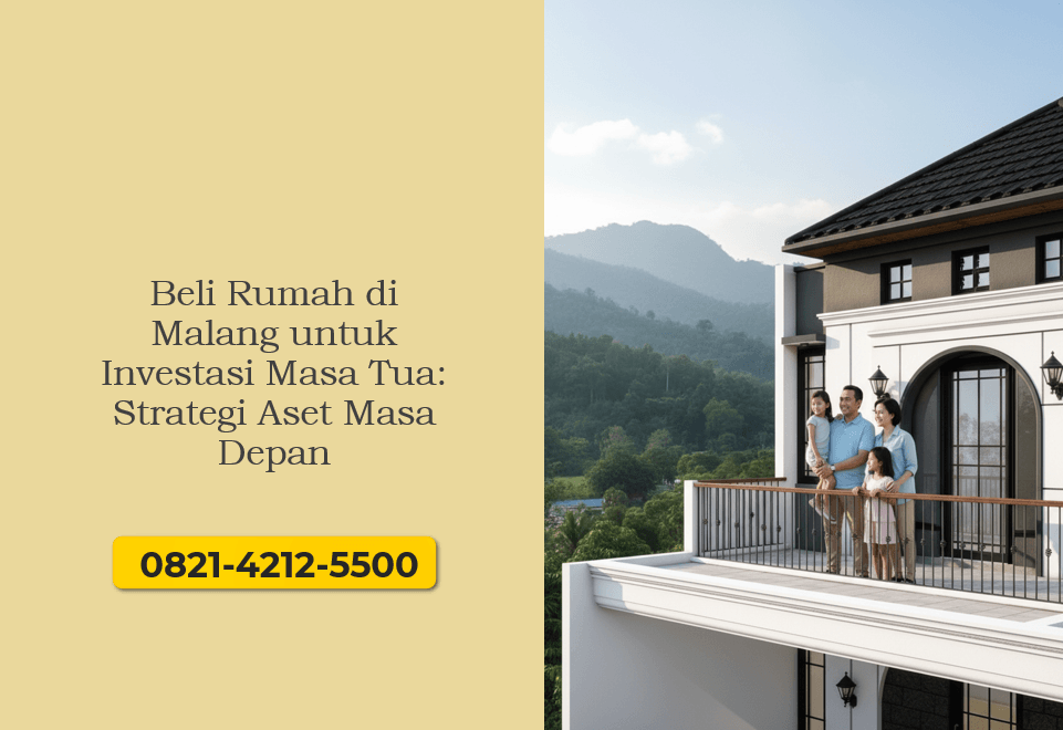 Beli Rumah di Malang untuk Investasi Masa Tua Strategi Aset Masa Depan
