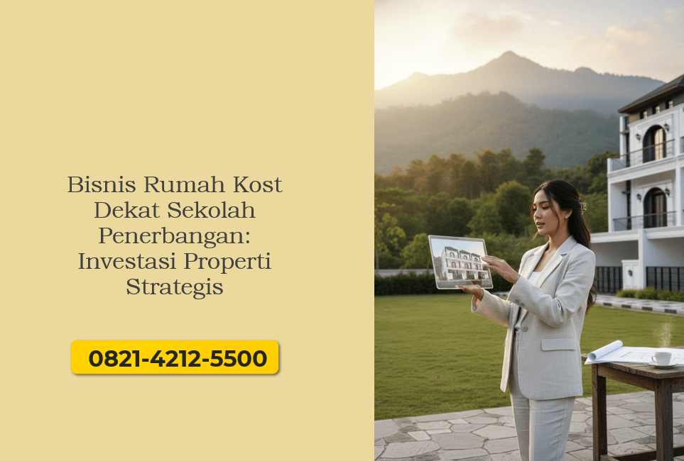 Bisnis Rumah Kost Dekat Sekolah Penerbangan Investasi Properti Strategis