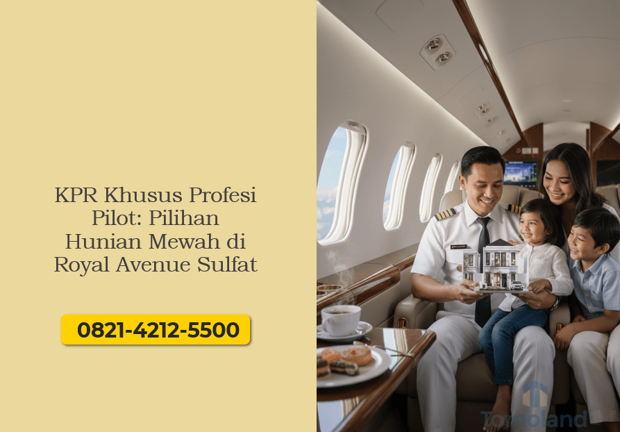 KPR Khusus Profesi Pilot Pilihan Hunian Mewah di Royal Avenue Sulfat
