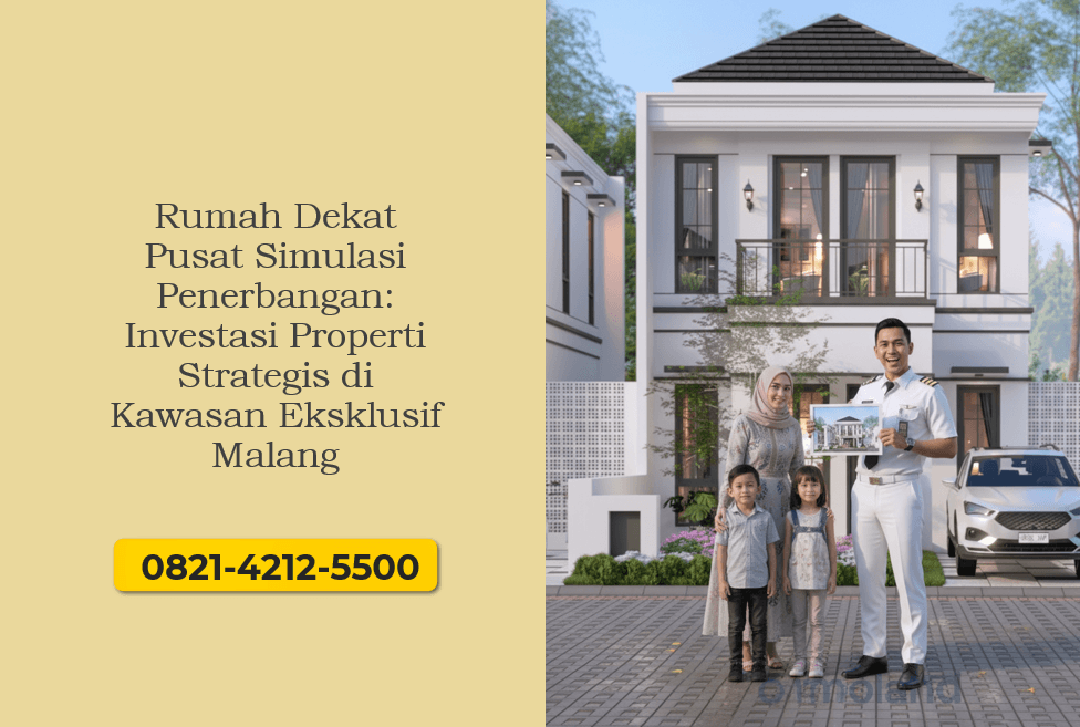 Rumah Dekat Pusat Simulasi Penerbangan Investasi Properti Strategis di Kawasan Eksklusif Malang