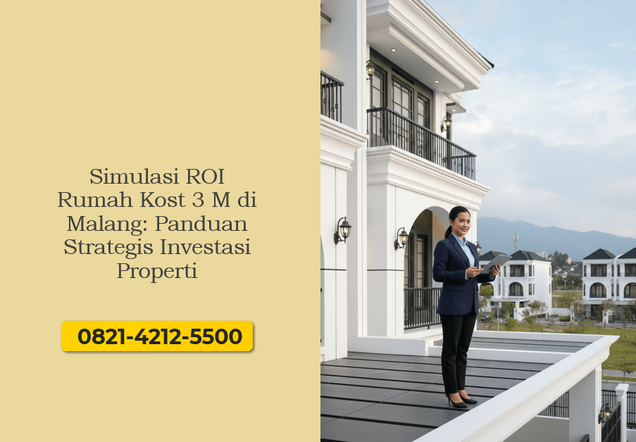 Simulasi ROI Rumah Kost 3 M di Malang Panduan Strategis Investasi Properti
