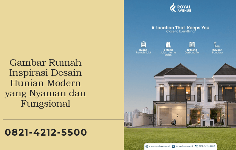 Gambar Rumah Inspirasi Desain Hunian Modern yang Nyaman dan Fungsional