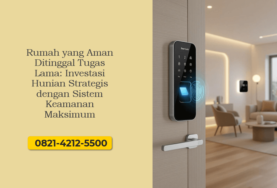 Rumah yang Aman Ditinggal Tugas Lama Investasi Hunian Strategis dengan Sistem Keamanan Maksimum