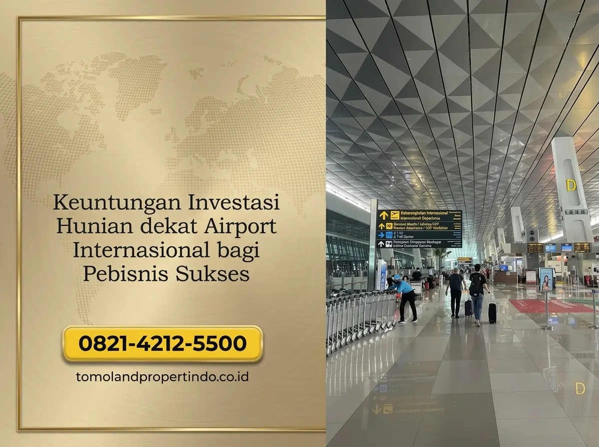 Hunian Dekat Airport Internasional Keuntungan Investasi bagi Pebisnis Sukses