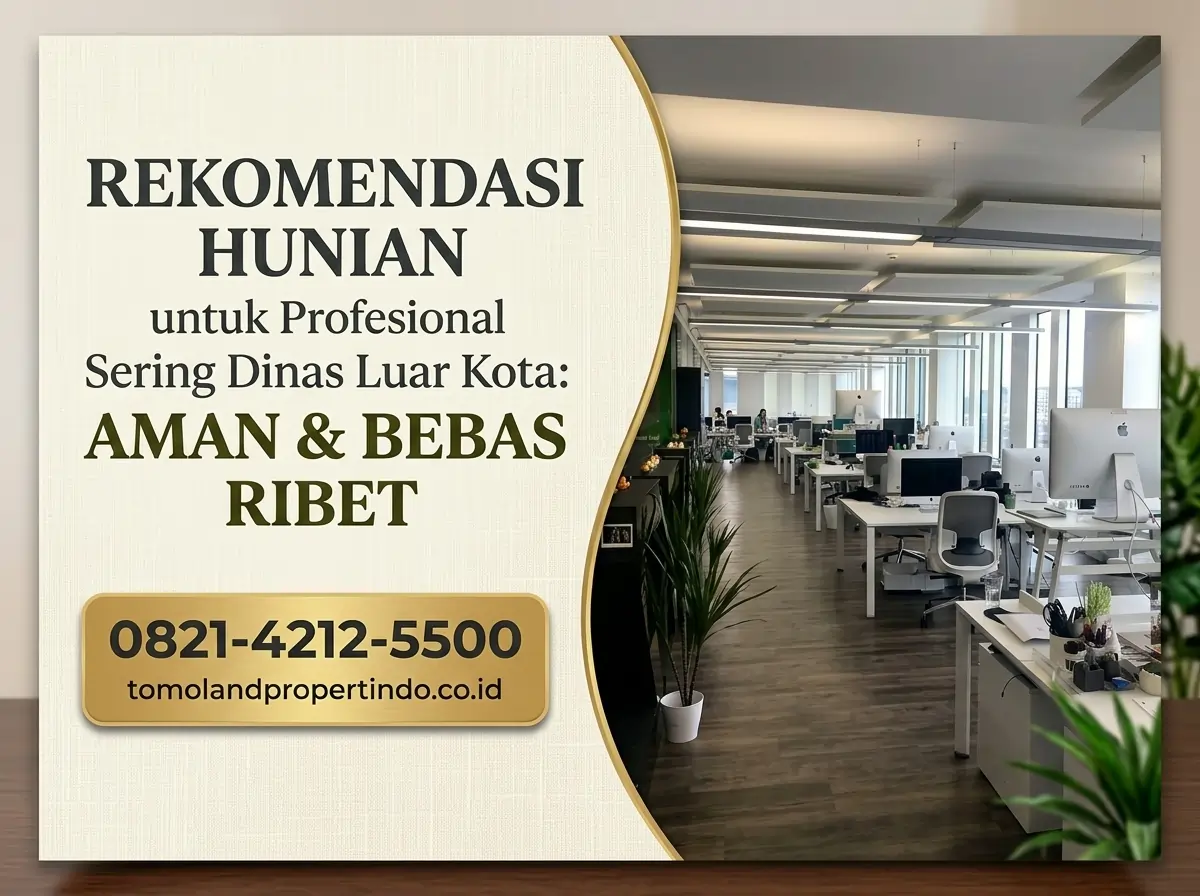Hunian untuk Profesional sering Dinas Luar Kota Rekomendasi Aman & Bebas Ribet