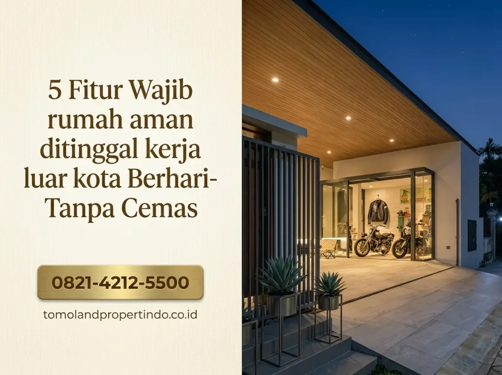 Rumah Aman Ditinggal Kerja Luar Kota 5 Fitur Wajib Berhari-hari Tanpa Cemas