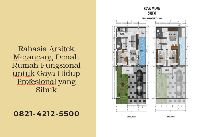 Rahasia Arsitek Merancang Denah Rumah Fungsional Gaya Hidup Profesional yang Sibuk