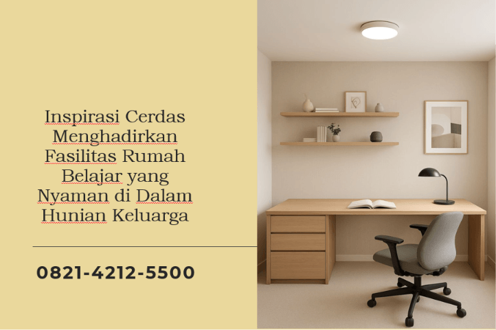 Inspirasi Cerdas Menghadirkan Fasilitas Rumah Belajar yang Nyaman di Dalam Hunian Keluarga