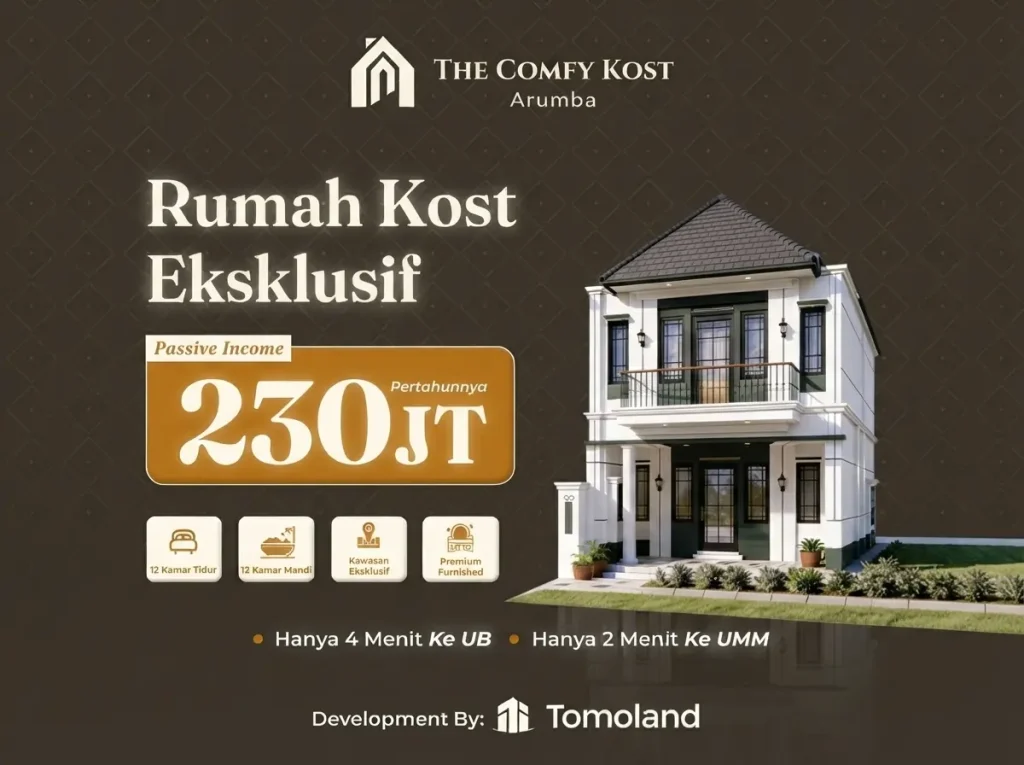 Investasi Kost Malang Kenapa Kota Ini Jadi Surga Pendapatan Pasif Properti