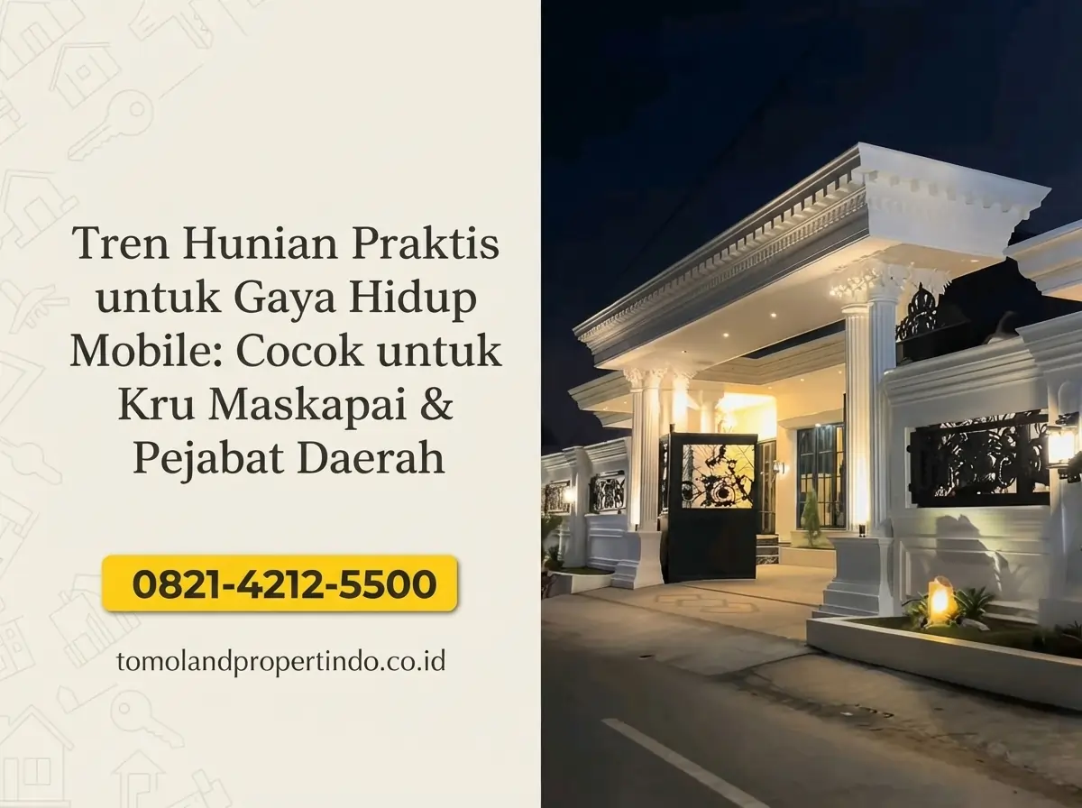 Tren Hunian Praktis untuk Gaya Hidup Mobile Cocok untuk Kru Maskapai & Pejabat Daerah